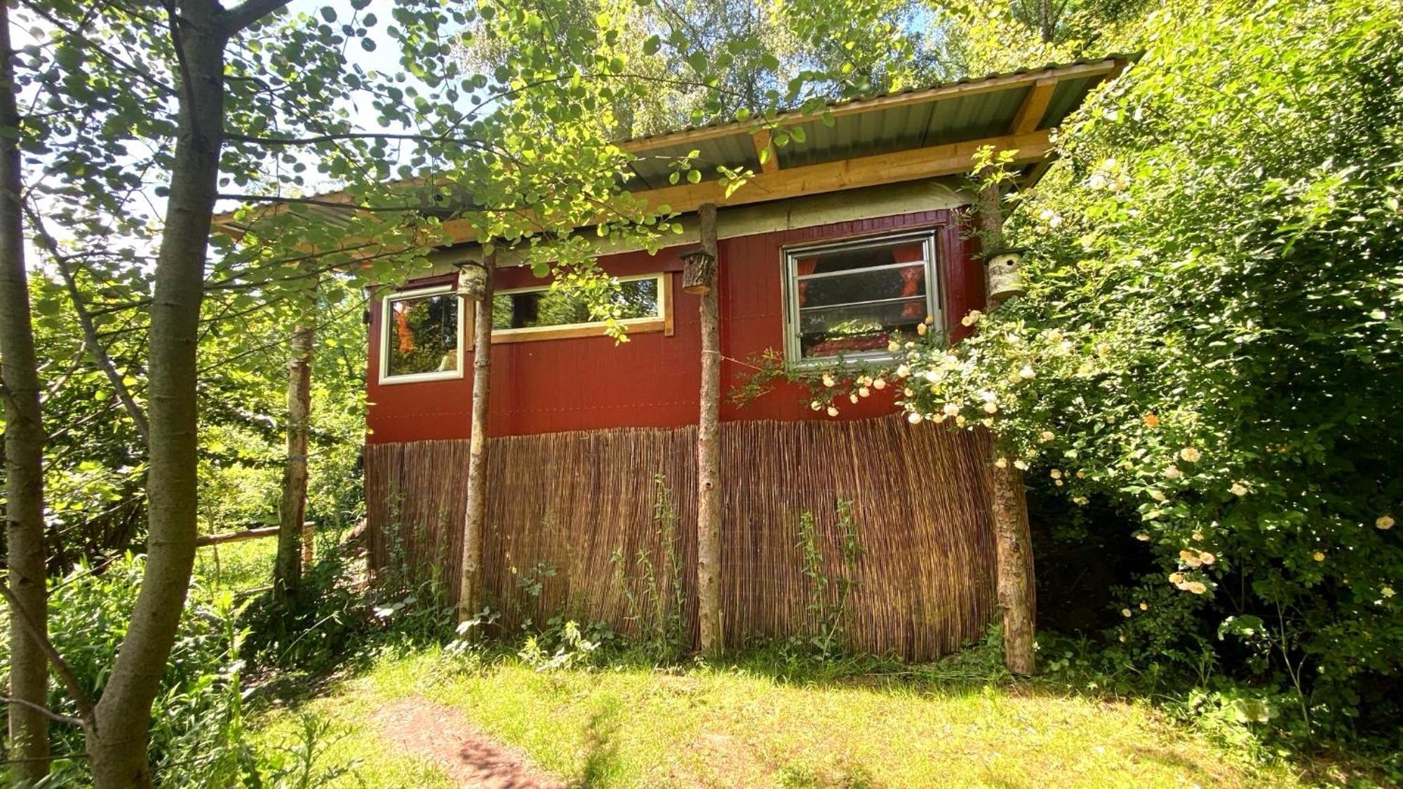 ויצנהאוזן Kuscheliger Zirkuswagen Im Wildgarten מראה חיצוני תמונה